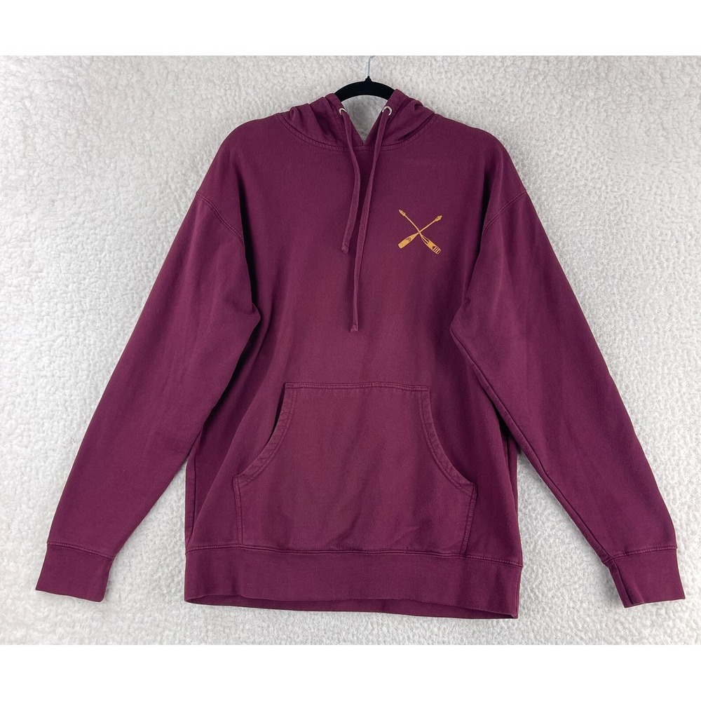Pendleton Maroon‎ Cross Paddle Hoodie Sweater Mens Pullover Casual Size Large